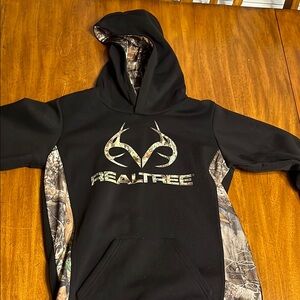 Realtree Kids Camo Hoodie - Black and Brown